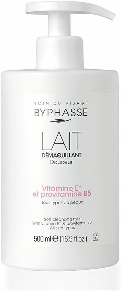Byphasse Facial Makeup Milk Vitamin E 500Ml