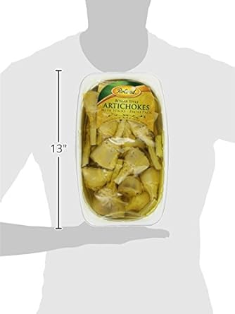 Roland Foods Marinated Roman Style Artichoke Hearts With Stalks, Specialty Imported Food, 67-Ounce Package