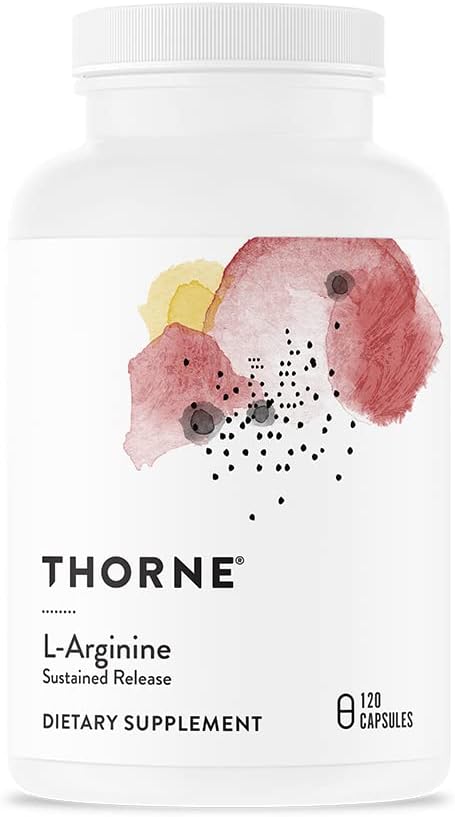 Thorne L-Arginine Sustained Release (Formerly Perfusia-Sr) - Support Heart Function, Nitric Oxide Production, And Optimal Blood Flow - 120 Capsules - 60 Servings