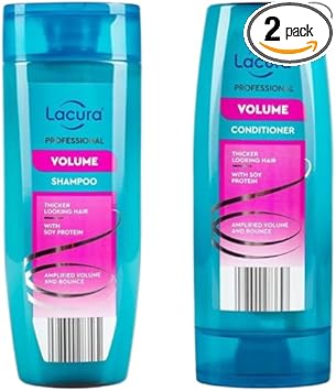 Ark Future Lacura Hair Refine Shampoo & Conditioner Set, 250Ml Each - Hair Care For Healthy, Shiny Hair (Volume)