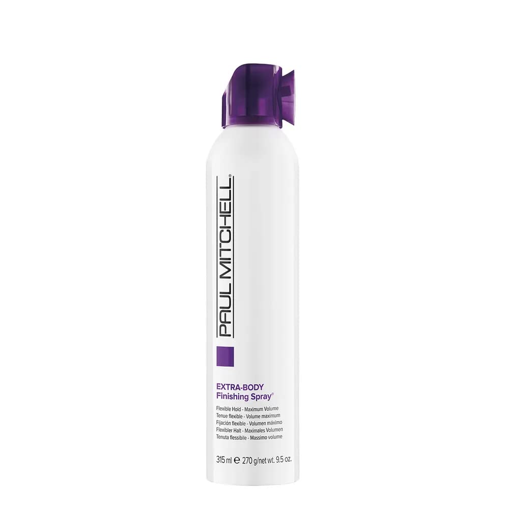 Paul Mitchell Extra-Body Finishing Spray, Flexible Hold, Maximum Volume, For Fine Hair, 9.5 Oz