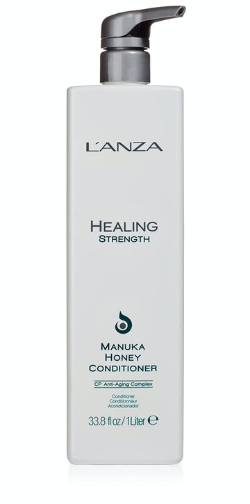 L’Anza Healing Strength Manuka Honey Conditioner - Strengthens, Protects And Restores Weak, Fragile, And Aged Hair, Rich With Keratin Protein, Healing Oils, And Vitamin C