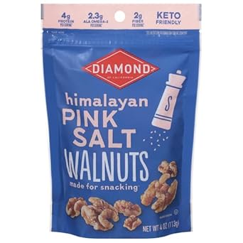 Diamond Of California Himalayan Pink Salt Walnuts, 4 Oz, 1 Pack