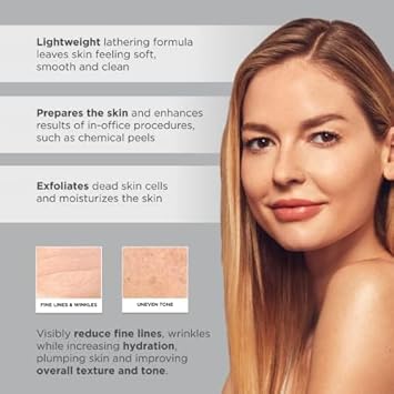 Glytone Mild Gel Cleanser - Exfoliating Face Wash For Normal To Combination Skin - With 4.7% Pure Glycolic Acid - Vegan & Fragrance-Free - 6.7 Fl. Oz. : Beauty & Personal Care
