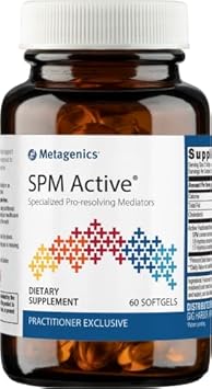 Metagenics Spm Active - Specialized Pro Resolving Mediators For Joint Comfort, Tissue Health & Minor Discomfort Relief* - Non-Gmo - Gluten Free - 60 Softgels