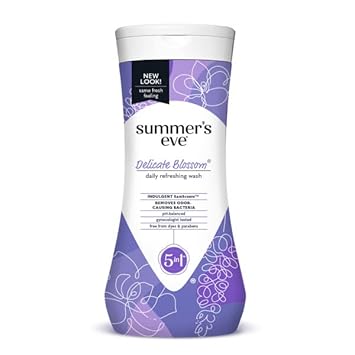 Summer'S Eve Delicate Blossom Daily Refreshing Feminine Wash, Removes Odor, Ph Balanced, 15 Fl Oz. (Pack Of 6)