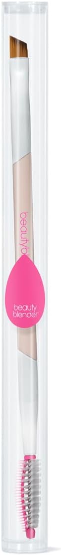 Beautyblender The Player 3-Way Cruelty-Free Brow Brush, Shape And Define Brows With Set Of Angled Eyebrow Brush, Eyebrow Comb, And Spoolie Brush