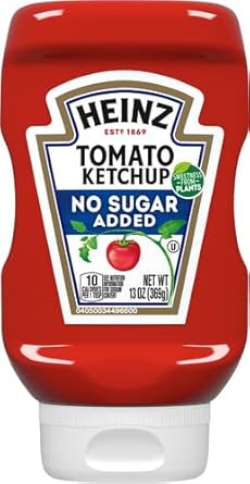 Heinz Tomato Ketchup With No Sugar Added (13 Oz Bottle)