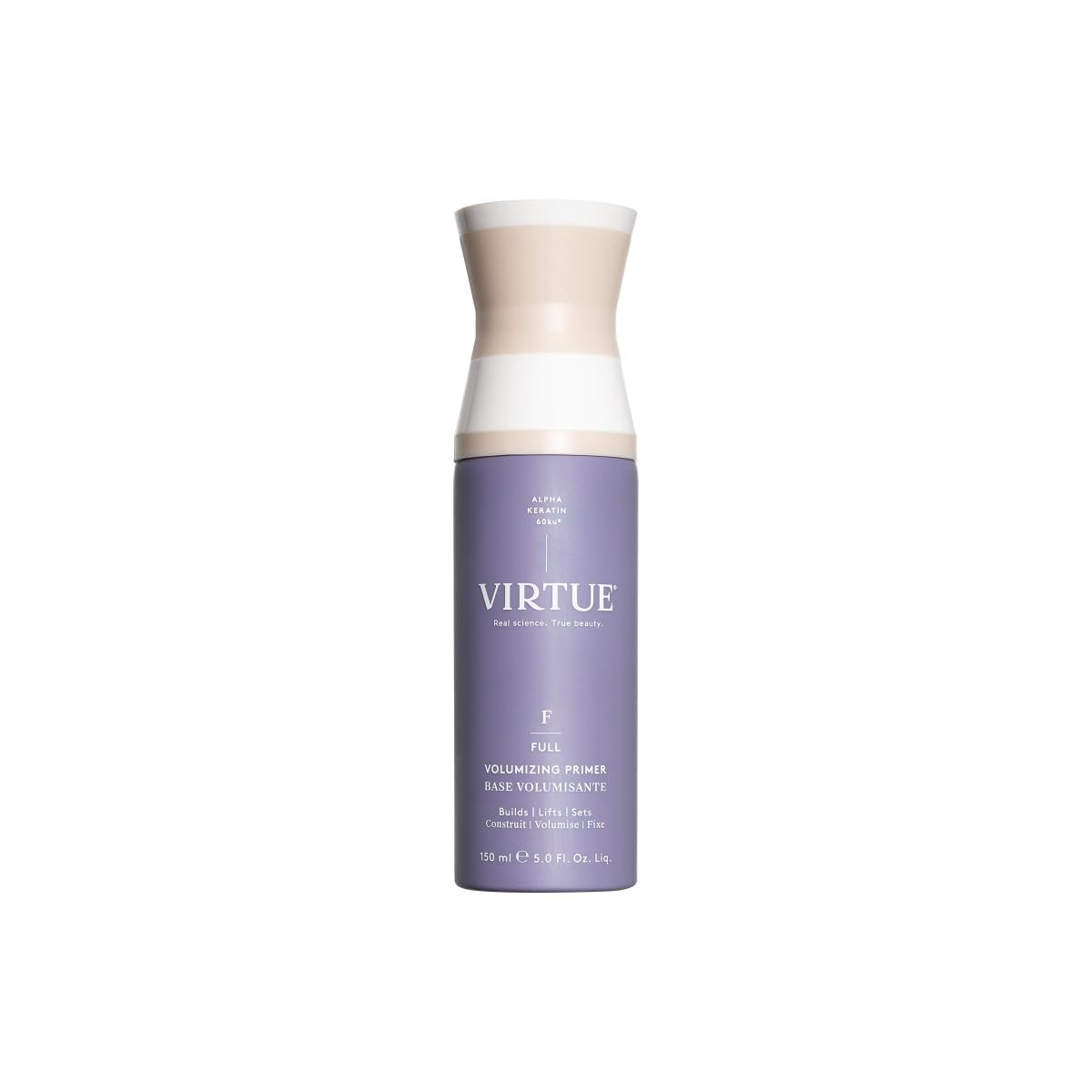 VIRTUE Volumizing Primer 5 FL OZ | Alpha Keratin Builds, Lifts, Volumizes Hair | Sulfate Free, Paraben Free, Color Safe, Vegan : Everything Else