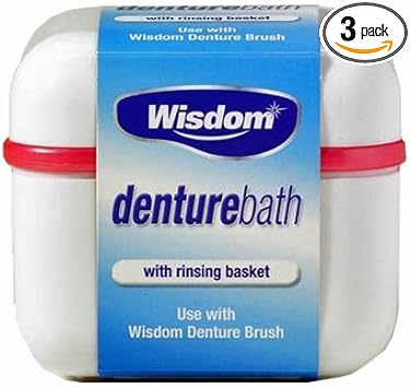 Three Packs Of Wisdom Denture Bath