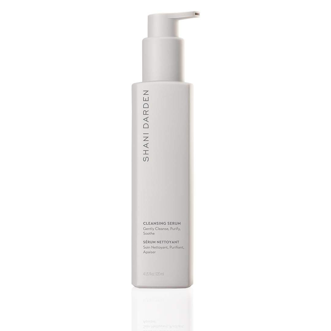 Shani Darden Skin Care Cleansing Serum, A Daily Facial Cleanser And Makeup Remover, Hyaluronic Acid Serum Face Wash, Removes Face Oil And Dirt, 4 Fl. Oz