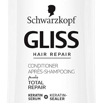 Schwarzkopf Gliss Hair Repair With Liquid Keratin Total Repair Conditioner, 200Ml : Beauty & Personal Care