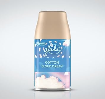 Glade Automatic Spray Refill, Air Freshener for Home and Bathroom, Cotton Cloud Dream, 6.2 Oz : Health & Household