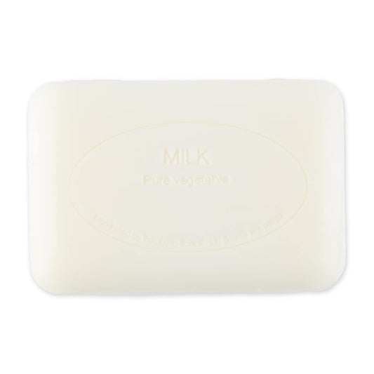 Pre De Provence Artisanal Soap Bar, Enriched With Organic Shea Butter, Natural French Skincare, Quad Milled For Rich Smooth Lather, 8.8 Ounce, Milk