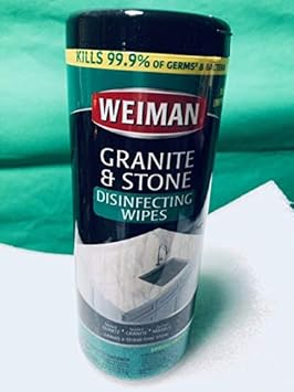Weiman Granite Wipes Canister 30 Count