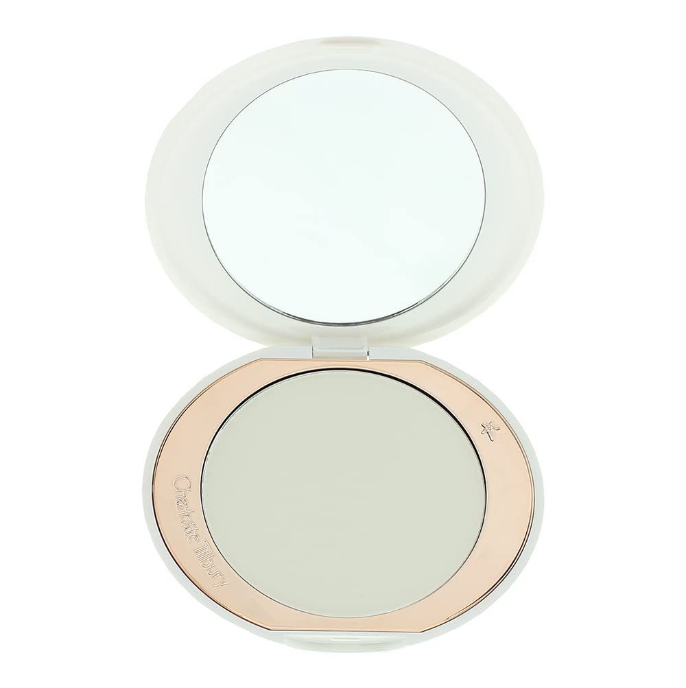 Charlotte Tilbury Airbrush Flawless Finish Brightening Powder - Fair Medium (White) 0.31 Oz : Beauty & Personal Care