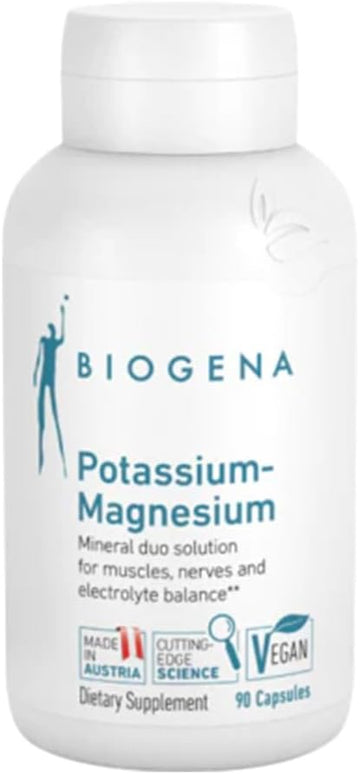 Biogena Potassium-Magnesium Citrate Complex Supplement for Muscle, Ner