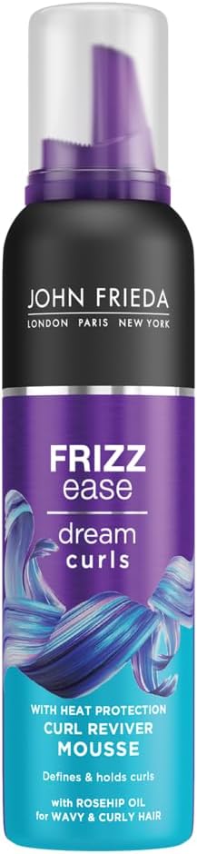 John Frieda Frizz Ease Dream Curls Reviver With Heat Protection, Mousse, 200 Ml (Pack Of 1)