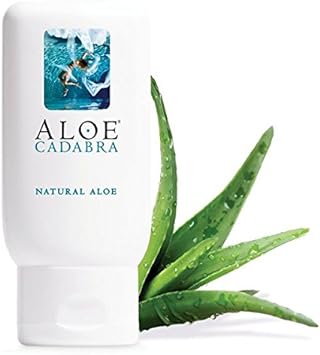 Aloe Cadabra Organic Personal Lubricant and Natural Vaginal Moisturizer Oral Pleasure Decorative Box Set with Natural, Lavender and Vanilla Flavored Lubes