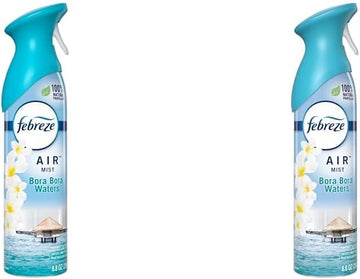 Febreze Odor-Fighting Air Freshener, Bora Bora Waters, 8.8 fl oz (Pack of 2)