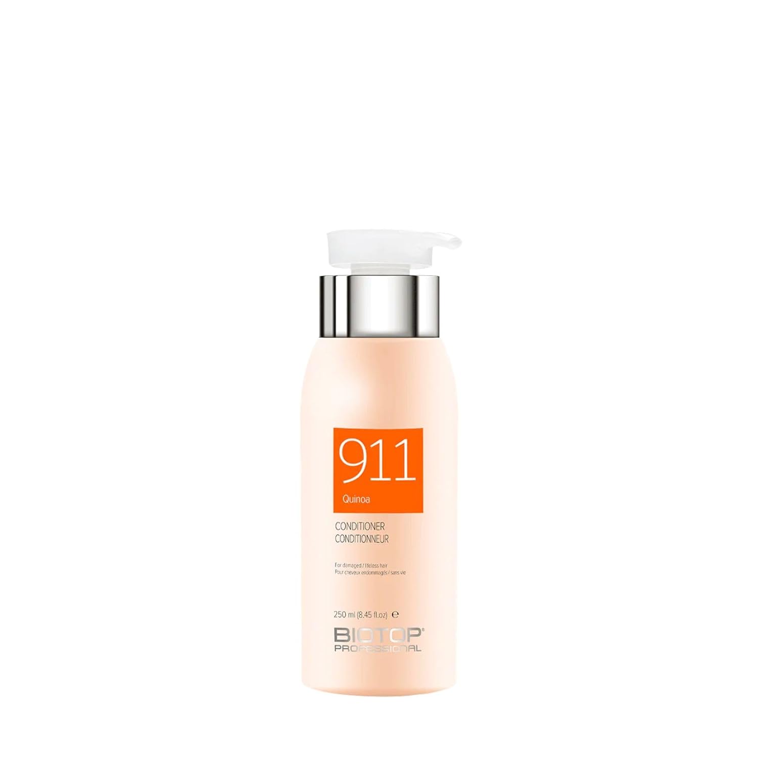 Biotop Professional 911 Quinoa Hair Conditioner - Hydrating Conditioner For Hair Health + Frizz Control - Repairing, Ph Balancing & Nourishing Treatment For Dry Ends - (8.45 Oz/250Ml)