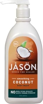 Jason Natural Body Wash & Shower Gel, Smoothing Coconut, 30 Oz