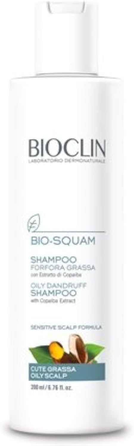 Bioclin Shampoo, 200Ml - Organic Squam For Oily Dandruff, Unisex
