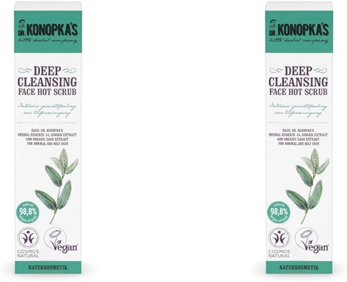 Dr.Konopka'S Deep Cleansing Face Hot Scrub, 75 Ml (Pack Of 2)