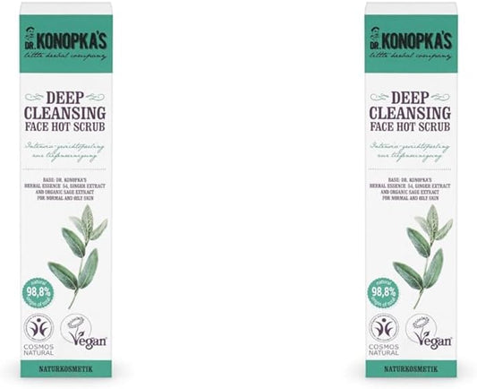 Dr.Konopka'S Deep Cleansing Face Hot Scrub, 75 Ml (Pack Of 2)
