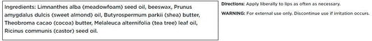 Swanson Tea Tree Oil Lip Balm - 0.18 Ounce (5 G) - Soothing Lip Balm With Tea Tree Oil