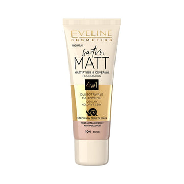 Eveline Cosmetics Matte Face Liquid Satin Matt No. 104 30 Ml