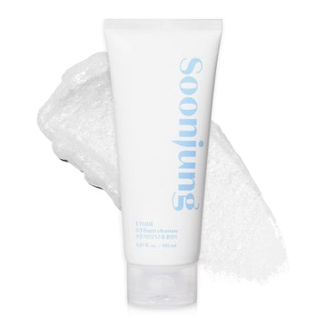 Etude Soonjung 5.5 Foam Cleanser, Face Wash For Sensitive Skin, Soft Bubble, Hypoallergenic Cleansing, Mild Deep Cleansing, Low Ph Level, Panthenol, Madecassoside, Korean Skin Care, Beauty (5.1 Fl Oz)