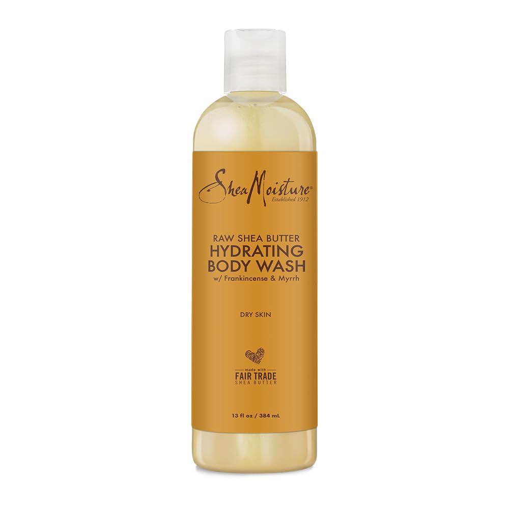 Sheamoisture Hydrating Body Wash For Dry Skin Raw Shea Butter To Cleanse And Hydrate , 13 Fl Oz