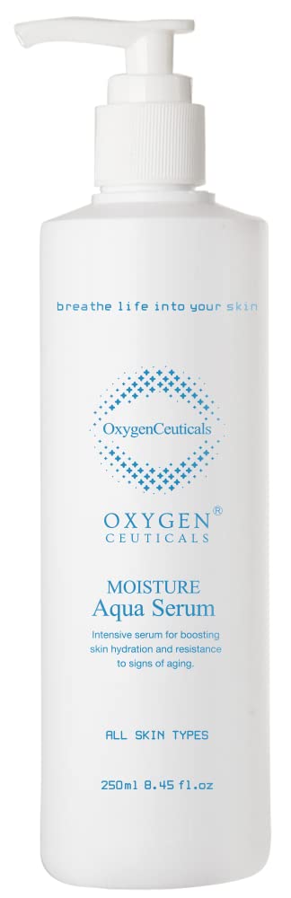 Moisture Aqua Serum (250Ml / 8.45 Oz) – Ultra-Intensive Hydrating Water-Based Gel Serum For Dry, Flaky Skin With Hyaluronic Acid And Jojoba Oil