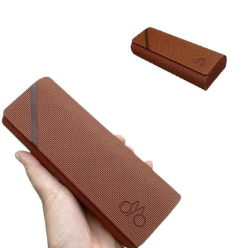 VALUEVIBES Leather Eyeglass Case for Myopia Glasses, Hard Shell Protective Spectacle Box for Men & Women, Travel-Friendly Sunglasses Holder