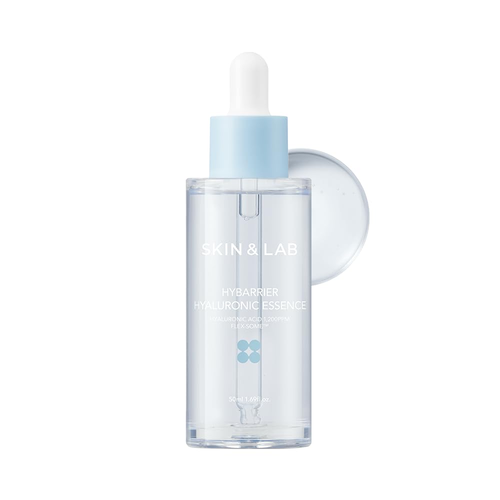 Skin&Lab Hybarrier Hyaluronic Essence | Contains Hyaluronic Acid | Daily Facial Essence | For All Skin Types | 1.69 Fl.Oz