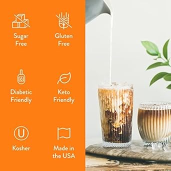 Jordan'S Skinny Syrups Sugar Free Coffee Syrup, Salted Caramel Flavor Drink Mix, Zero Calorie Flavoring For Chai Latte, Protein Shake, Food & More, Gluten Free, Keto Friendly, 25.4 Fl Oz, 2 Pack