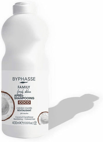 Revitalising Conditioner Byphasse Family Fresh Delice Coconut Coloured Hair (400 Ml)