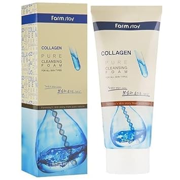 Farmstay Collagen Pure Cleansing Foam, 180Ml