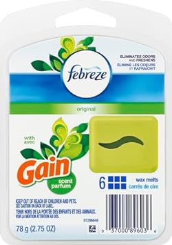 Febreze Wax Melts Gain Original Air Freshener (1 Count, 2.75 Ounce)