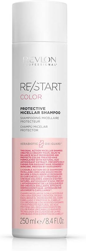 Revlon Professional Color Protective Micellar Shampoo Hair Treatment For Damaged & Coloured Hair To Protect & Enhance Shine (250Ml) Unisex