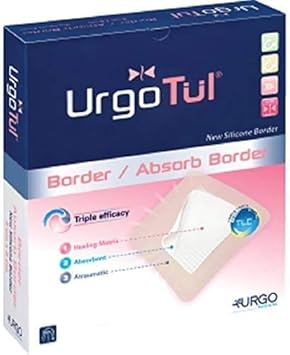 Urgotul Absorb Border Dressing, 10 X 6.5 Cm