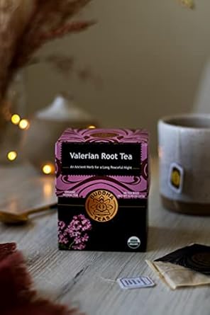 Buddha Teas - Organic Valerian Root Tea - Herbal Tea - For Health & Wellbeing - With Antioxidants & Minerals - Clean Ingredients - Caffeine Free - OU Kosher & Non-GMO - 18 Tea Bags (Pack of 1) : Grocery & Gourmet Food