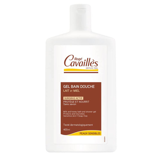 Rogé Cavaillès Gel Bain Douche Surgras Lait Et Miel 400Ml : Beauty & Personal Care