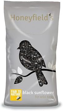 Marriage's Honeyfields Black Sunflower 1.1Kg Wild bird food, ideal for hanging seed feeders, & for mixes :Pet Supplies