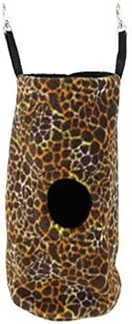 Tree Trunk Pouch (Giraffe) - Hammocks And Bedding For Sugar Glider, Squirrel, Marmoset, Hamster, Rodent, Rat, Reptile, Small Pet