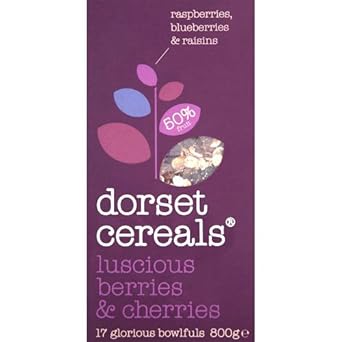 Dorset Cereals Luscious Berries & Cherries 800G: Granola Breakfast Cereals