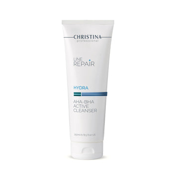 Christina Line Repair Aha Bha Facial Cleanser With Salicylic Acid | Revitalize, Improve Skin Texture, Reduce Wrinkles With Green Tea Face Wash | Infused With Glycolic Acid | For All Skin Types 250Ml