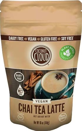 Coconut Cloud: Vegan Spiced Chai Tea Latte | Creamy, Delicious & Easy Dairy Free Alternative. Made In Colorado (Lightly Sweetened, Gluten Free, Soy Free), 16 Oz