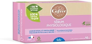 Gifrer Physiological Serum For Nasal And Ophthalmic Wash – Pack Of 6 Boxes Of 24 X 10 Ml